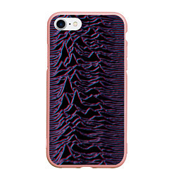 Чехол iPhone 7/8 матовый Joy Division Glitch, цвет: 3D-светло-розовый