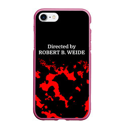 Чехол iPhone 7/8 матовый Directed by ROBERT B WEIDE, цвет: 3D-малиновый