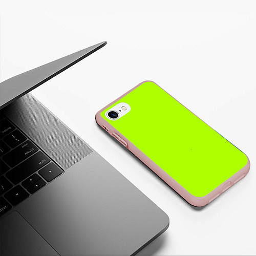 Чехол iPhone 7/8 матовый ACID / 3D-Светло-розовый – фото 3