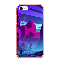 Чехол iPhone 7/8 матовый Фентези, цвет: 3D-баблгам