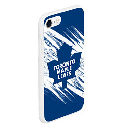 Чехол iPhone 7/8 матовый Toronto Maple Leafs,, цвет: 3D-белый — фото 2