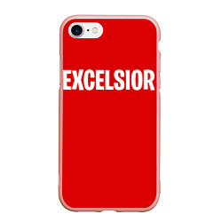 Чехол iPhone 7/8 матовый EXCELSIOR, цвет: 3D-светло-розовый