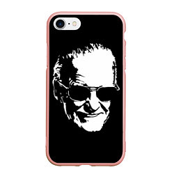 Чехол iPhone 7/8 матовый STAN LEE, цвет: 3D-светло-розовый