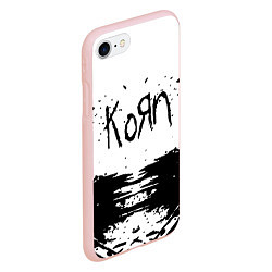 Чехол iPhone 7/8 матовый Korn, цвет: 3D-светло-розовый — фото 2