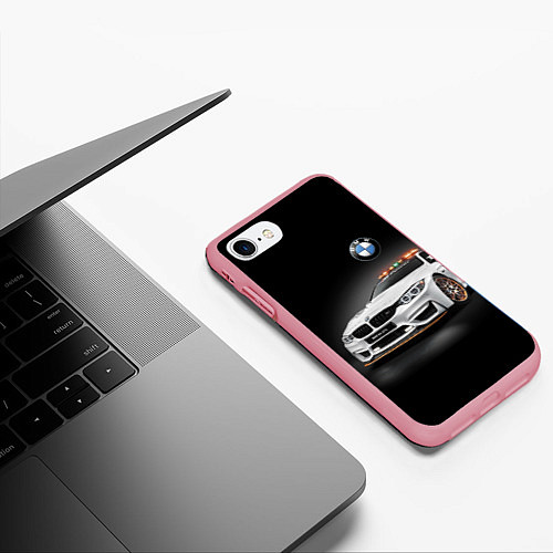 Чехол iPhone 7/8 матовый Safety car / 3D-Баблгам – фото 3