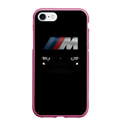 Чехол iPhone 7/8 матовый BMW M, цвет: 3D-малиновый