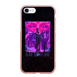 Чехол iPhone 7/8 матовый Бегущий по лезвию, цвет: 3D-светло-розовый