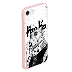 Чехол iPhone 7/8 матовый DOROHEDORO, цвет: 3D-светло-розовый — фото 2