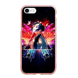 Чехол iPhone 7/8 матовый Шинобу Кочо, цвет: 3D-светло-розовый