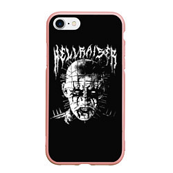 Чехол iPhone 7/8 матовый Hellraiser, цвет: 3D-светло-розовый