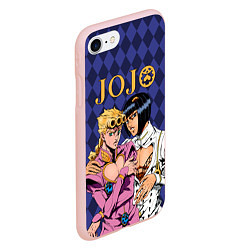 Чехол iPhone 7/8 матовый JOJO, цвет: 3D-светло-розовый — фото 2