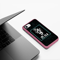 Чехол iPhone 7/8 матовый Ela, цвет: 3D-малиновый — фото 2