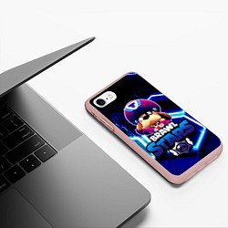 Чехол iPhone 7/8 матовый Генерал Гавс, цвет: 3D-светло-розовый — фото 2