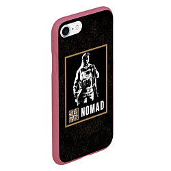 Чехол iPhone 7/8 матовый Nomad, цвет: 3D-малиновый — фото 2