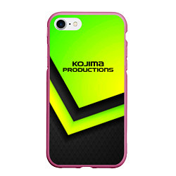 Чехол iPhone 7/8 матовый KOJIMA PRODUCTIONS, цвет: 3D-малиновый