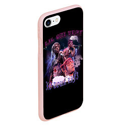 Чехол iPhone 7/8 матовый LIL UZI VERT XO TOUR LIF3, цвет: 3D-светло-розовый — фото 2