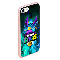 Чехол iPhone 7/8 матовый Dark Lord Spike Brawl Stars, цвет: 3D-светло-розовый — фото 2