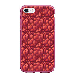Чехол iPhone 7/8 матовый Красный краситель
