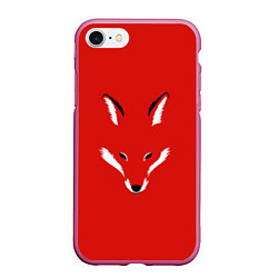 Чехол iPhone 7/8 матовый Fox minimalism