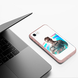 Чехол iPhone 7/8 матовый Aniki, цвет: 3D-светло-розовый — фото 2