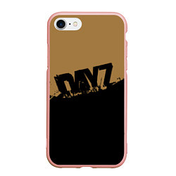 Чехол iPhone 7/8 матовый DayZ, цвет: 3D-светло-розовый