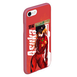 Чехол iPhone 7/8 матовый Asuka, цвет: 3D-малиновый — фото 2