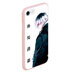 Чехол iPhone 7/8 матовый Токийский гуль Tokyo Ghoul, цвет: 3D-светло-розовый — фото 2