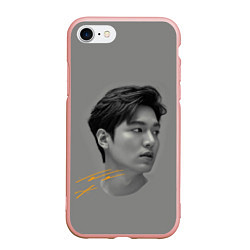 Чехол iPhone 7/8 матовый Ли Мин Хо Lee Min Ho, цвет: 3D-светло-розовый