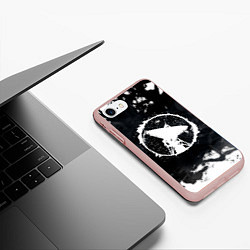 Чехол iPhone 7/8 матовый ГРОТ, цвет: 3D-светло-розовый — фото 2