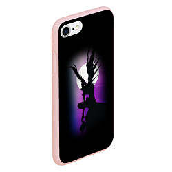 Чехол iPhone 7/8 матовый DEATH NOTE ТЕТРАДЬ СМЕРТИ, цвет: 3D-светло-розовый — фото 2
