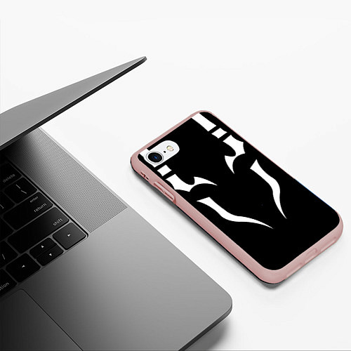 Чехол iPhone 7/8 матовый ИТАДОРИ ТАТУ JUJUTSU KAISEN / 3D-Светло-розовый – фото 3