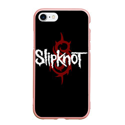 Чехол iPhone 7/8 матовый Slipknot Надпись
