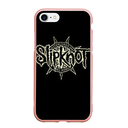 Чехол iPhone 7/8 матовый Slipknot 1995, цвет: 3D-светло-розовый