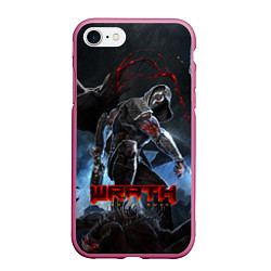 Чехол iPhone 7/8 матовый WRATH: Aeon of Ruin, цвет: 3D-малиновый