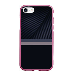 Чехол iPhone 7/8 матовый Минимализм, цвет: 3D-малиновый