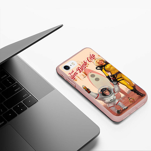 Чехол iPhone 7/8 матовый Follaut forever / 3D-Светло-розовый – фото 3