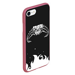 Чехол iPhone 7/8 матовый Sparda, цвет: 3D-малиновый — фото 2