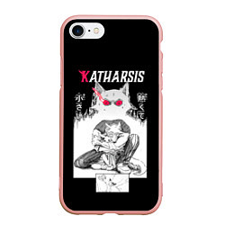 Чехол iPhone 7/8 матовый Katharsis Beastars, цвет: 3D-светло-розовый