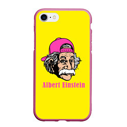 Чехол iPhone 7/8 матовый Albert Einstein