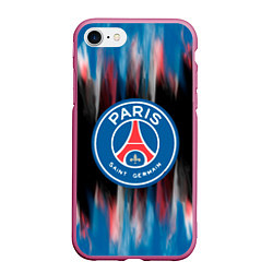 Чехол iPhone 7/8 матовый PSG, цвет: 3D-малиновый