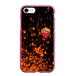 Чехол iPhone 7/8 матовый Roma, цвет: 3D-малиновый