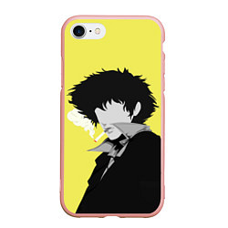 Чехол iPhone 7/8 матовый Cowboy Bebop Спайк Шпигель, цвет: 3D-светло-розовый