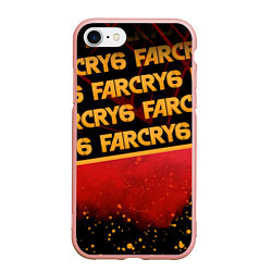 Чехол iPhone 7/8 матовый Far Cry 6, цвет: 3D-светло-розовый