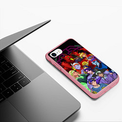 Чехол iPhone 7/8 матовый Hades heroes, цвет: 3D-баблгам — фото 2