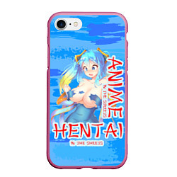 Чехол iPhone 7/8 матовый Anime vs Hentai