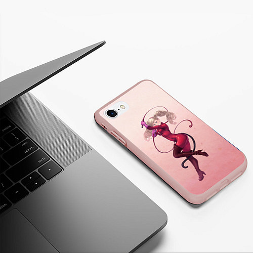 Чехол iPhone 7/8 матовый Милая Энн / 3D-Светло-розовый – фото 3