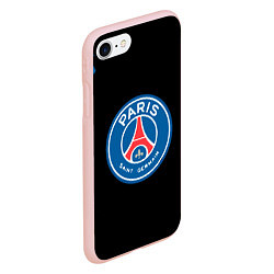 Чехол iPhone 7/8 матовый Paris Saint-German, цвет: 3D-светло-розовый — фото 2
