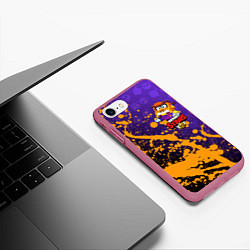 Чехол iPhone 7/8 матовый Грифф Griff, цвет: 3D-малиновый — фото 2
