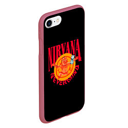 Чехол iPhone 7/8 матовый Nevermind, цвет: 3D-малиновый — фото 2