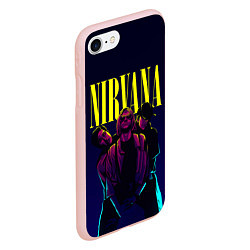 Чехол iPhone 7/8 матовый Nirvana Neon, цвет: 3D-светло-розовый — фото 2